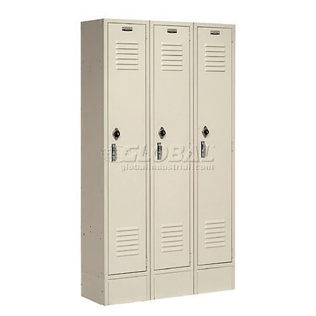 Global Industrial 45 in W, 18 D, 78 in H, Tan 652173TN